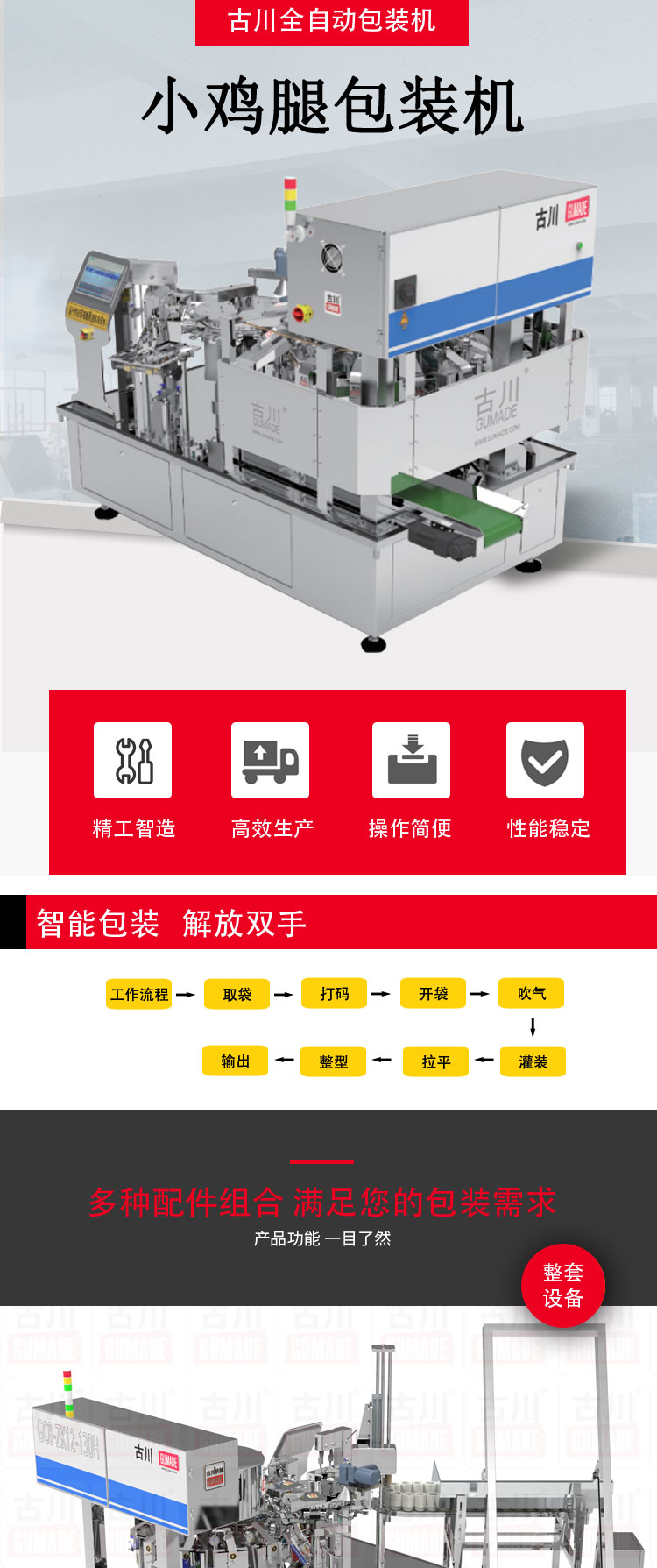 小雞腿<a href='www.bjtlgs.cn' target='_blank'><u>包裝機(jī)</u></a>