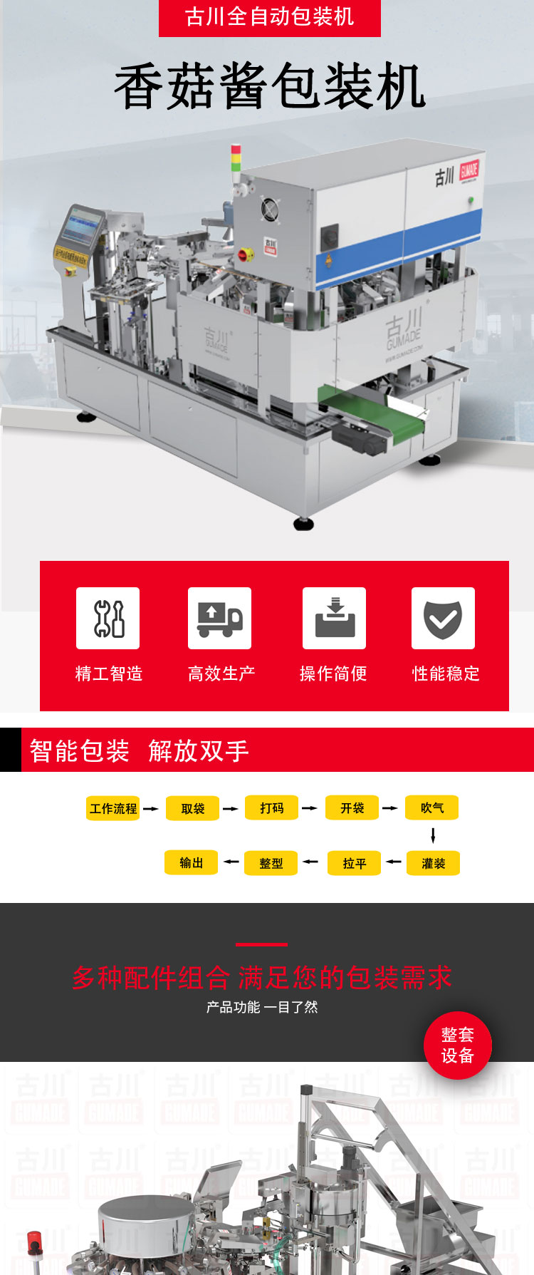 香菇醬<a href='www.bjtlgs.cn' target='_blank'><u>包裝機</u></a>